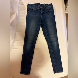 2 pairs of pants! Size 11 and 12, brown skinny and skinny jeans